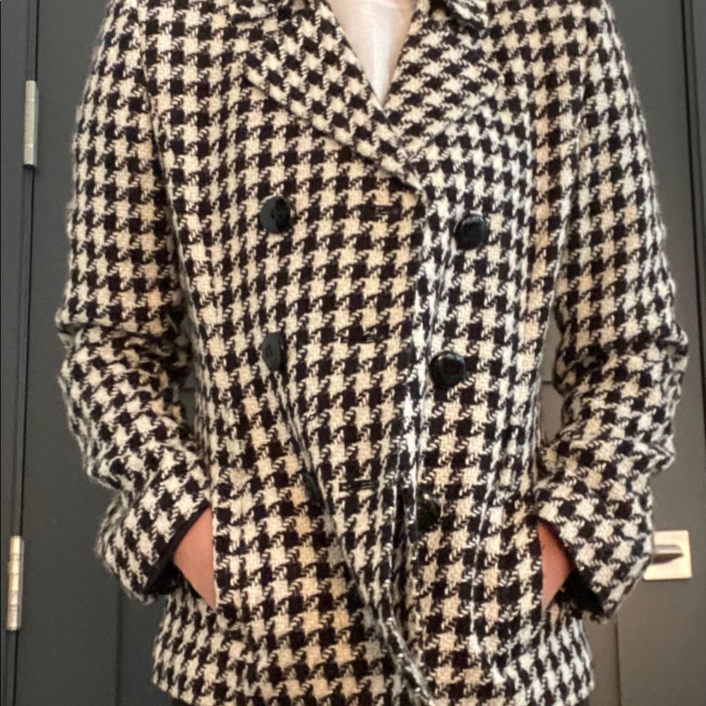 Alex Marie Houndstooth Coat